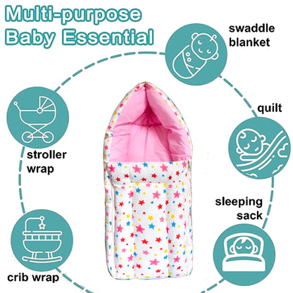 Vparents outdoor essentials for newborn baby girl Pack of 9
