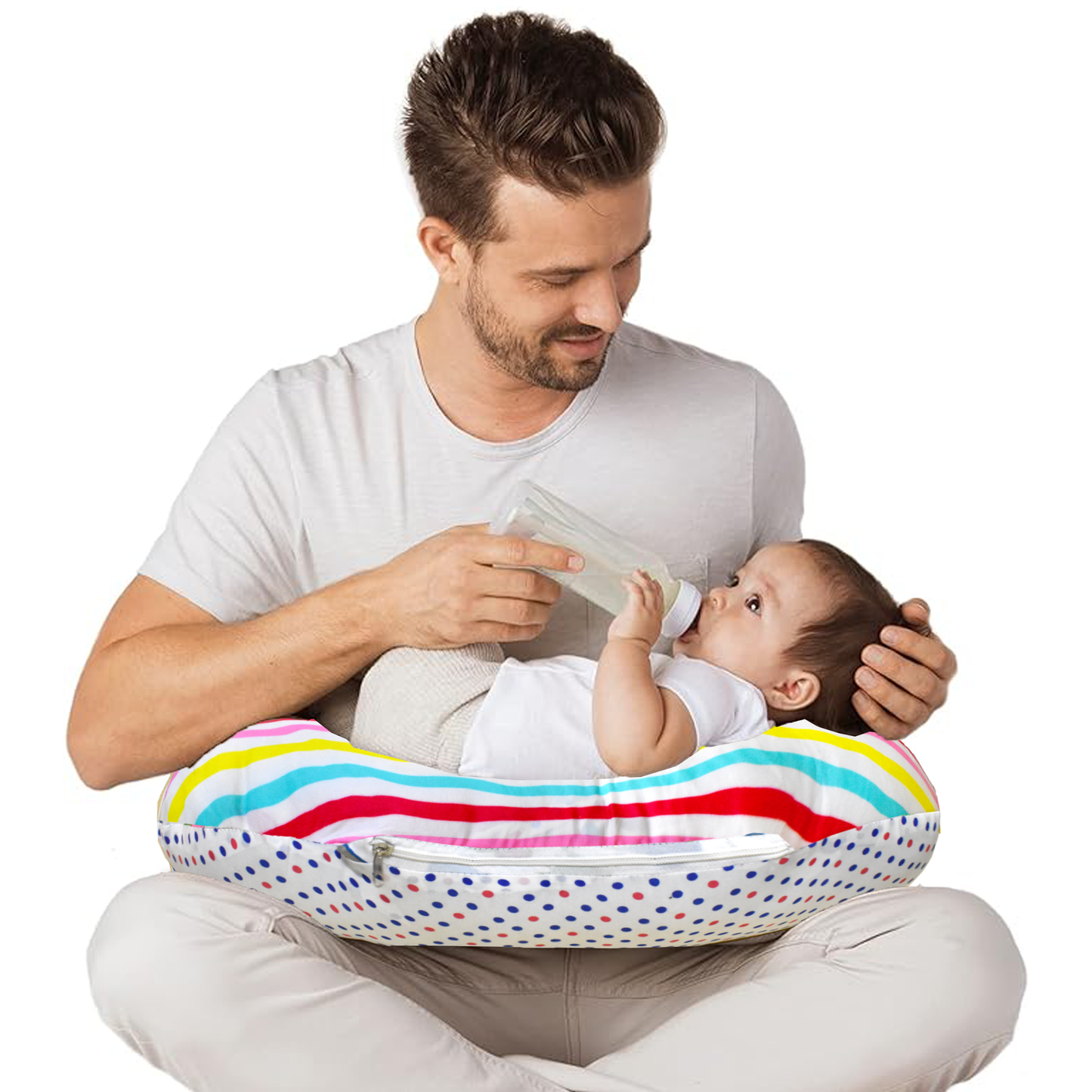 VParents Mite  Baby Multipurpose Baby Feeding Nursing Cum Maternity Pillow