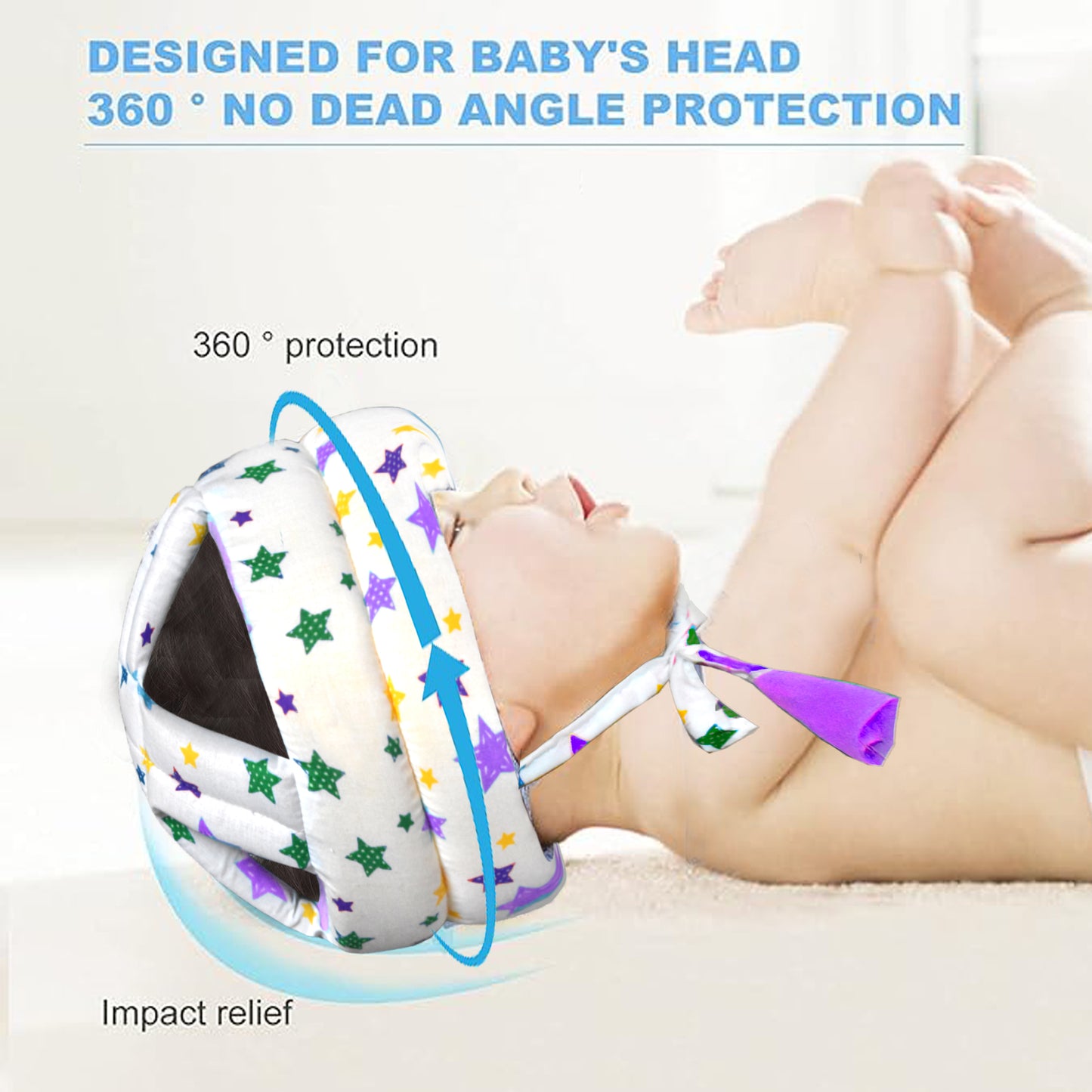 Vparents Joy Baby Head Protector for Safety of Kids 6M to 3 Years(pack of 2)