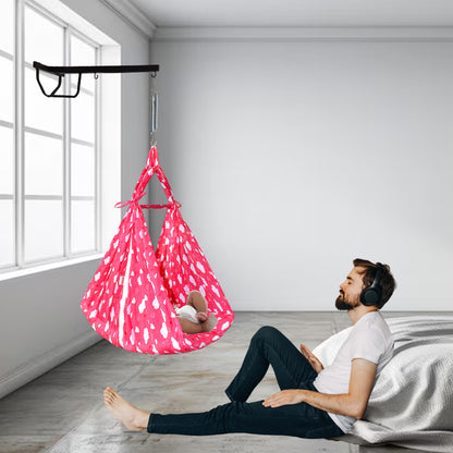 Sunny Baby Swing Cradle with Mosquito net Spring and Metal Window Cradle Hanger