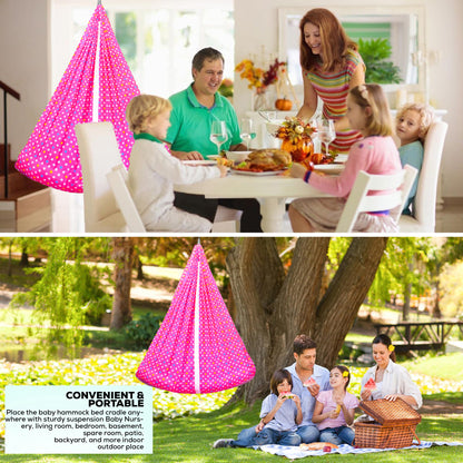 VParents Tot Baby Swing Cradle with Mosquito net Spring