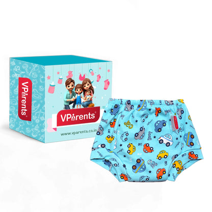 VParents Padded Underwear for Babies and Toddlers with 3 Layers of Cotton Padding Potty Training  Pull Up & Diaper-Free Time Car