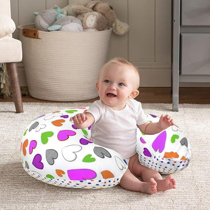 VParents Feeding Pillow, Breast Feeding Pillows Vacuum Packed Cotton Nursing Pillow and Positioner, Breastfeeding, Bottle Feeding, Baby Support Joy