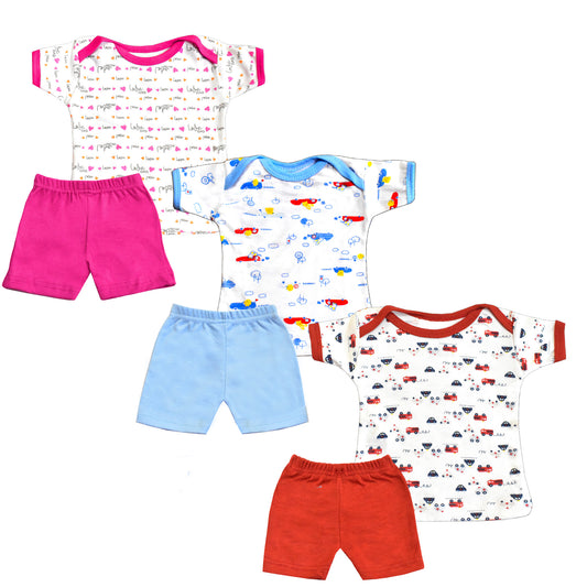 Newborn baby essentials combo  pack of 6 (0-3 M)