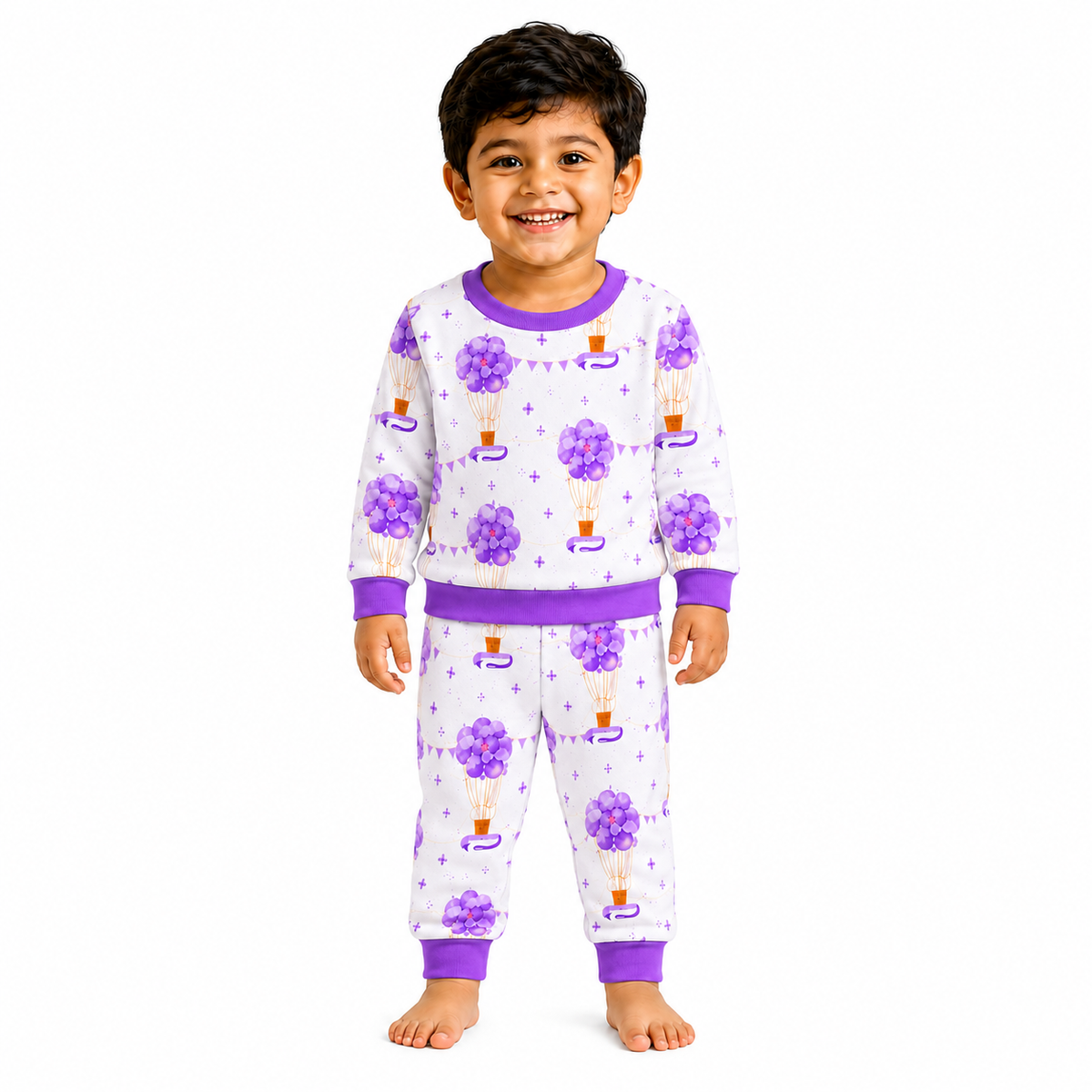 VParents  100% cotton Baby and Kids Cotton Printed  Nightwear