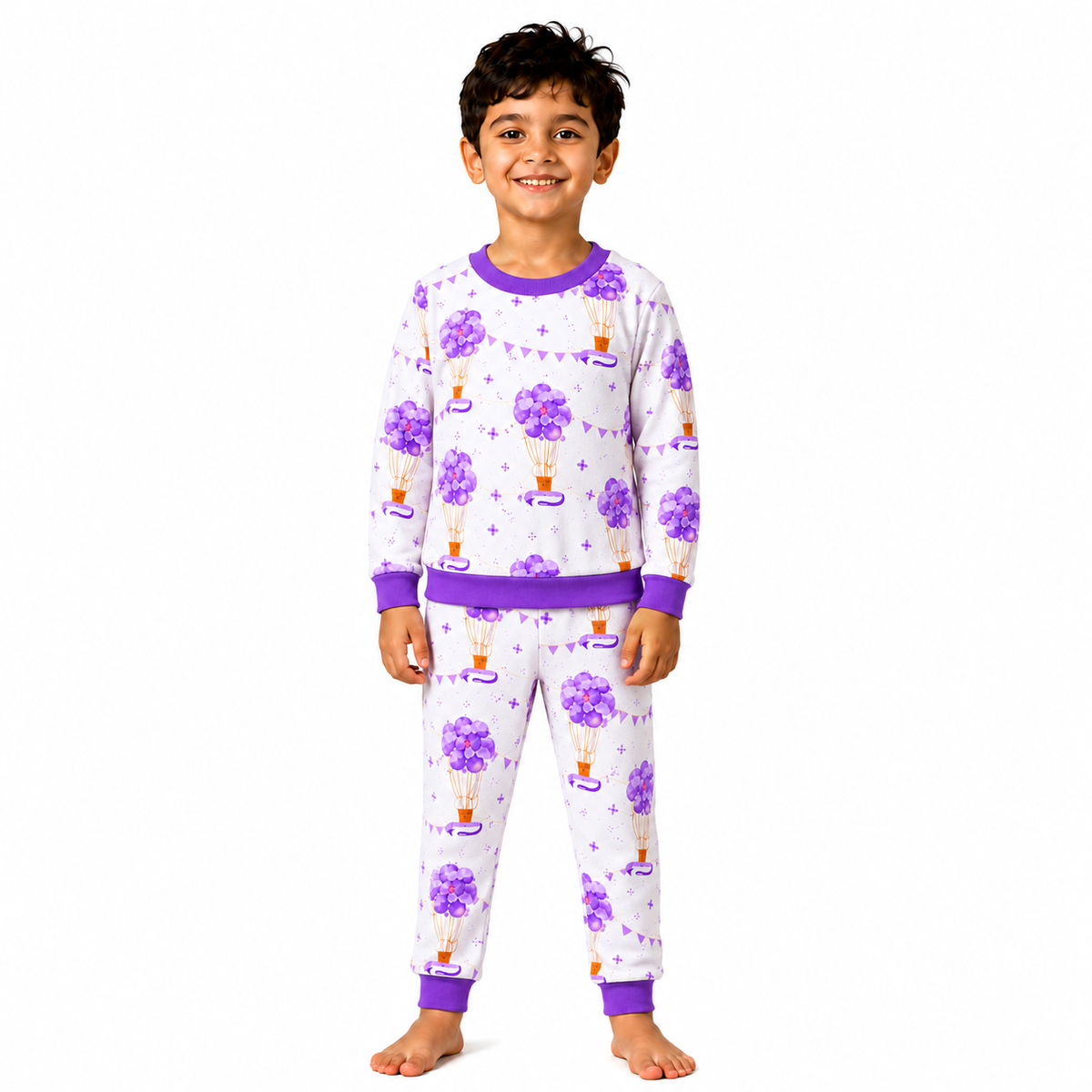 VParents  100% cotton Baby and Kids Cotton Printed  Nightwear