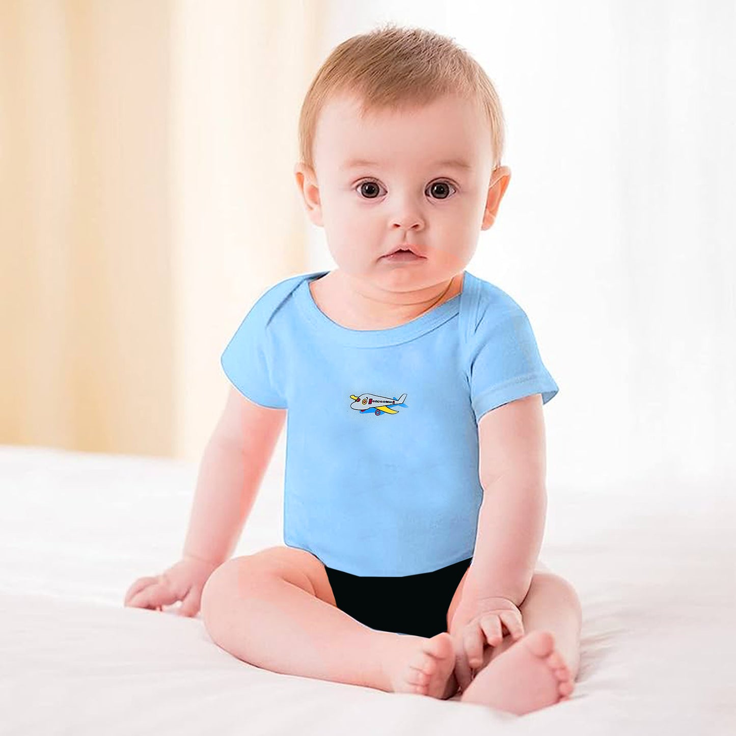 VParents Tshirts, Shorts and Bib Combo for newborns ( 0-3M)