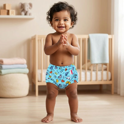 VParents Padded Underwear for Babies and Toddlers with 3 Layers of Cotton Padding Potty Training  Pull Up & Diaper-Free Time