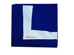 VParents Chubby Cheeks Water Proof Baby Bed Protector Reusable Dry Sheet (Pink and Blue) (Large) (100 X 140) Pack of 2