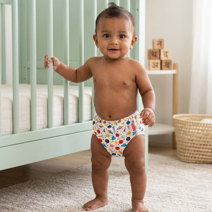 VParents Padded Underwear for Babies and Toddlers with 3 Layers of Cotton Padding Potty Training  Pull Up & Diaper-Free Time