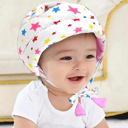 Vparents Joy Baby Head Protector for Safety of Kids 6M to 3 Years- Baby Safety Helmet with Proper Air Ventilation & Corner Guard Protection (Pink)