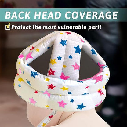 Vparents Joy Baby Head Protector for Safety of Kids 6M to 3 Years- Baby Safety Helmet with Proper Air Ventilation & Corner Guard Protection (Pink)