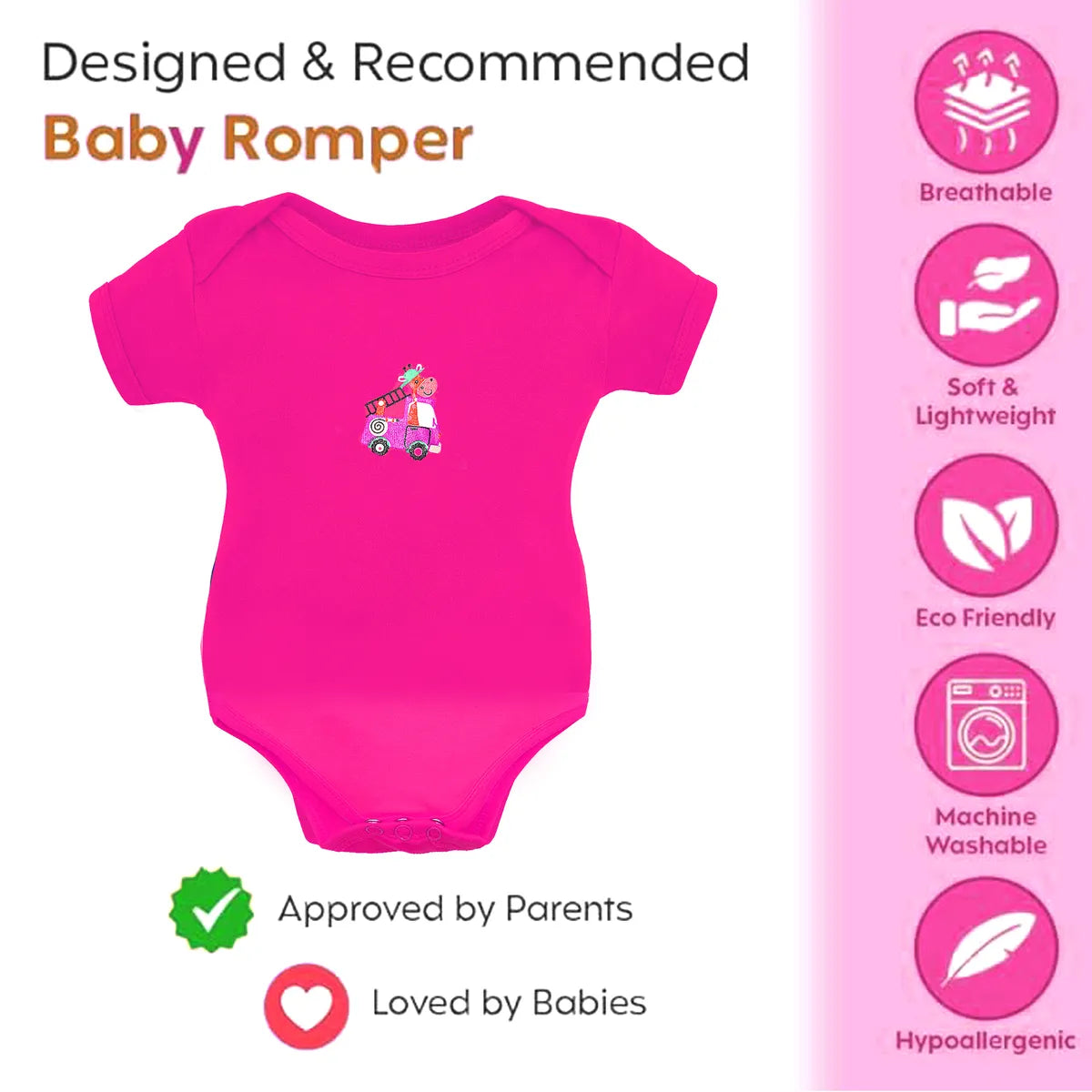 VParents bodice sleeveless Baby Romper Body Suits Jump Suit for Boys and Girls Set of 3