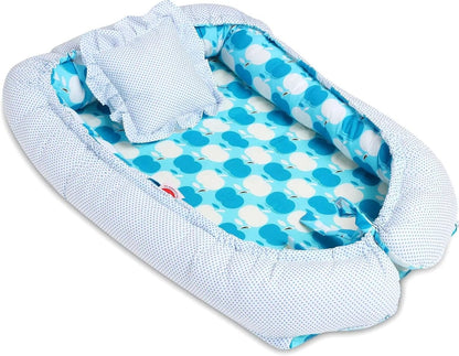 VParents Apple Print New Born Baby nest Bedding Set Reversible 0-10 Months