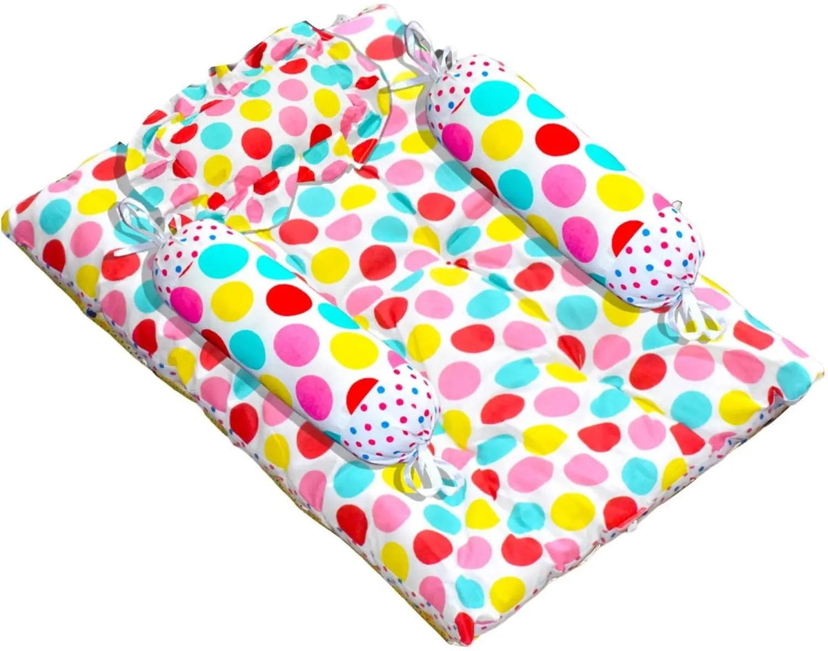 VParents Cheeky Cheeky Baby 4 Piece Bedding Set with Pillow and Bolsters