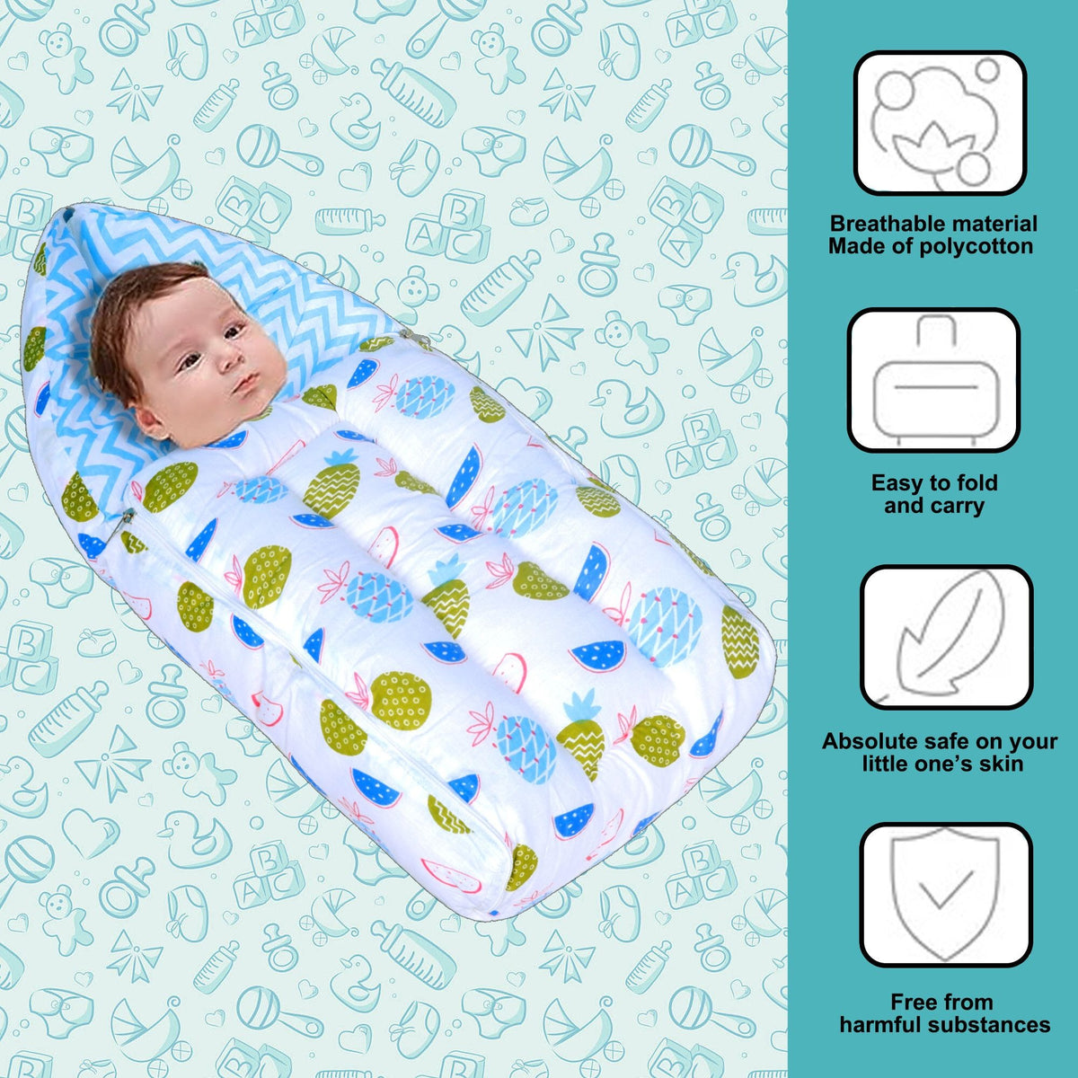 VParents Superb Baby Sleeping Bag Cum Carrying Bag
