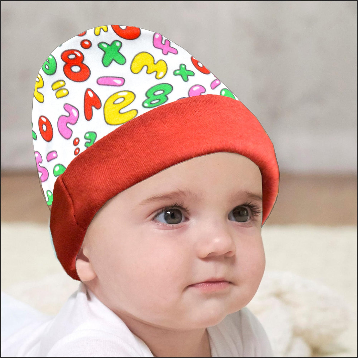 VParents New born Combo gift set for baby boy and girl cap mitten booties and tying cap and monkey cap(0 -6 month)  Assorted Design pack of 5