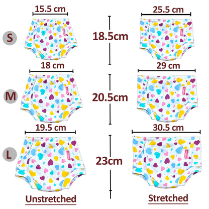 VParents Padded Underwear for Babies and Toddlers with 3 Layers of Cotton Padding Potty Training  Pull Up & Diaper-Free Time