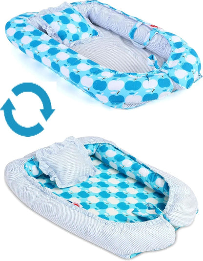 VParents Apple Print New Born Baby nest Bedding Set Reversible 0-10 Months