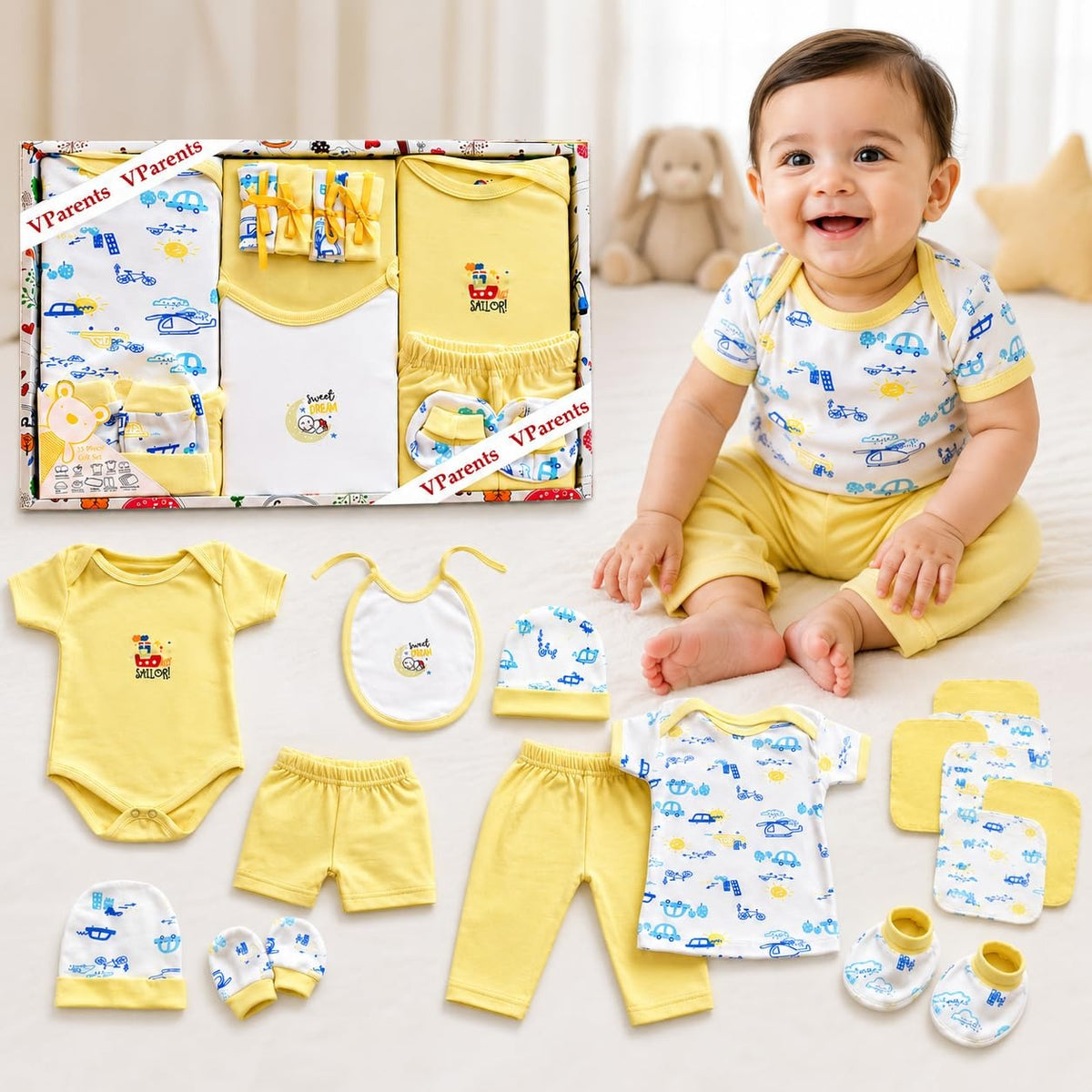 VParents Bitsy New Born Baby Gift Set