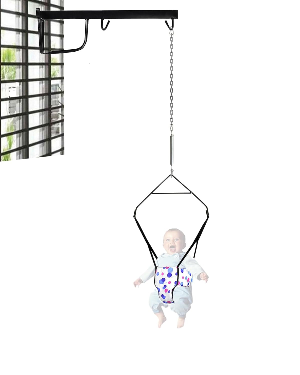 Vparents 2 in 1 Baby toddler Jumper Cum Baby Walking Harness Function, Fun Activity for Baby Infant