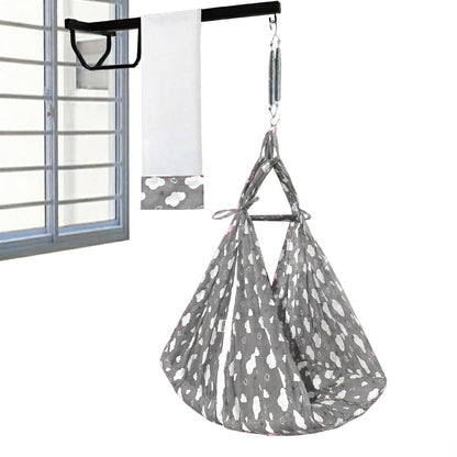 VParents Infant Baby Swing Cradle with Mosquito Net and Spring