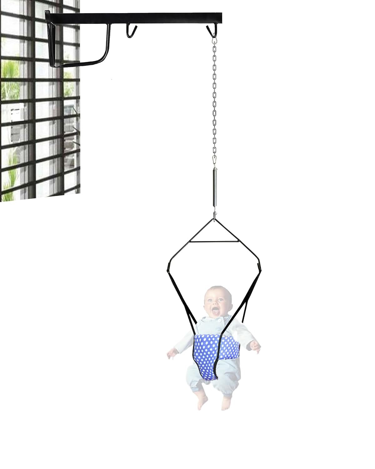 Vparents 2 in 1 Baby toddler Jumper Cum Baby Walking Harness Function, Fun Activity for Baby Infant