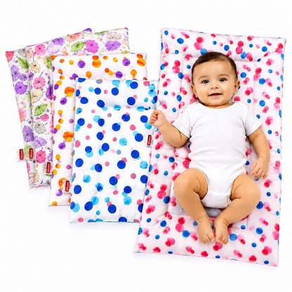 Vparents Chunky New Born Baby Godadi Soft Cotton Baby godi Godari|Baby Bed|Crib Sheet|bedding set
