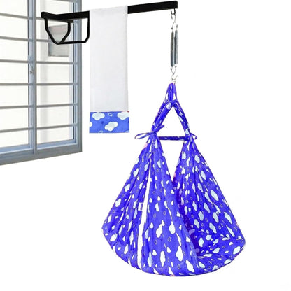 VParents Infant Baby Swing Cradle with Mosquito Net and Spring