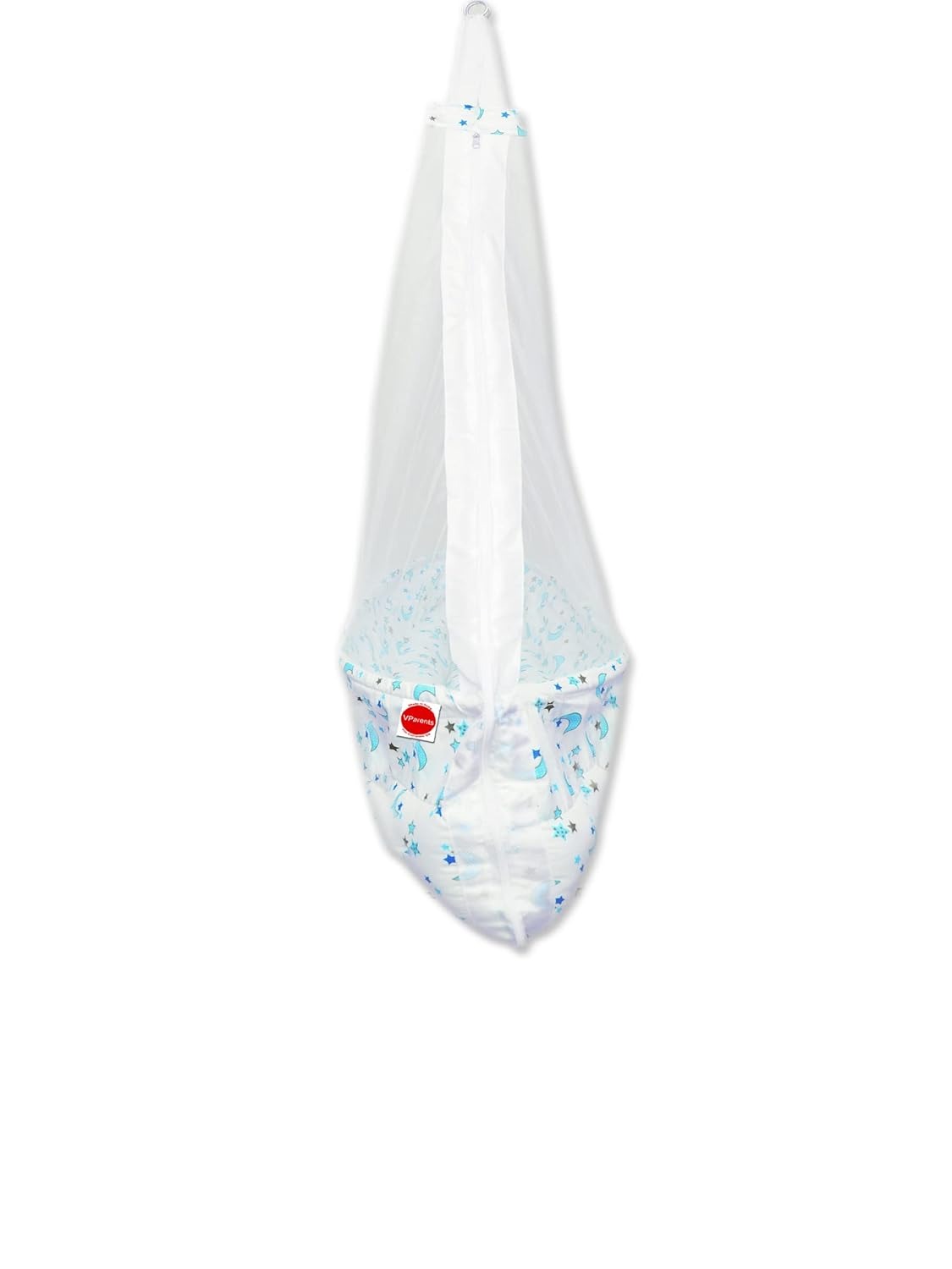 VParents Infant Baby Swing Cradle with Mosquito Net and Spring