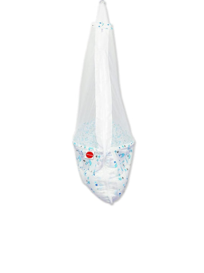 VParents Infant Baby Swing Cradle with Mosquito Net and Spring