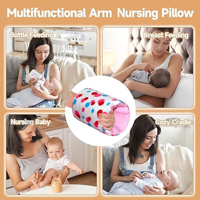 VParents Baby Feeding Arm Pillow for New Born Nursing Pillow for Breast and bottle feeding pillow