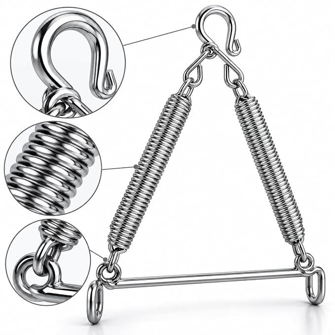  VParents Stainless Steel Baby Cradle Spring for Cradle Hanging 15KG (Silver)  (Silver)