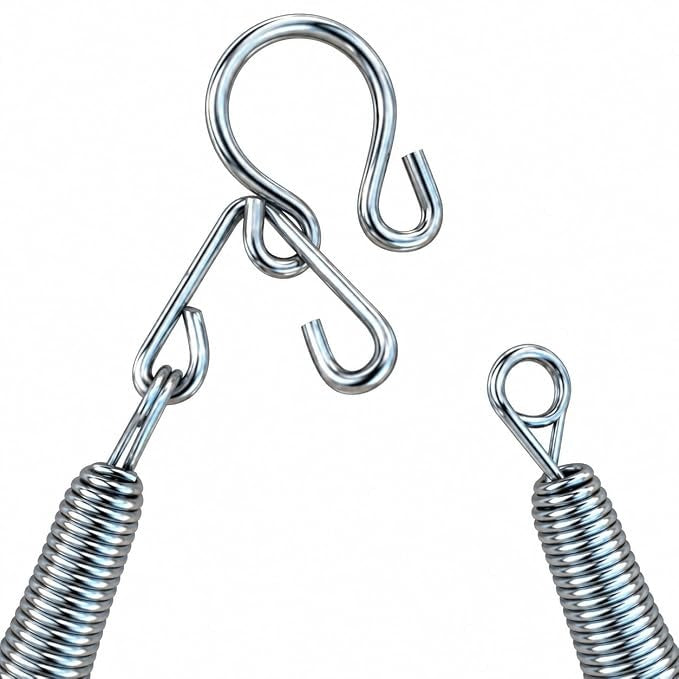  VParents Stainless Steel Baby Cradle Spring for Cradle Hanging 15KG (Silver)  (Silver)