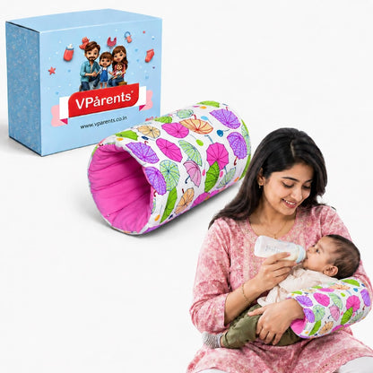 VParents Baby Feeding Arm Pillow for New Born Nursing Pillow for Breast and bottle feeding pillow