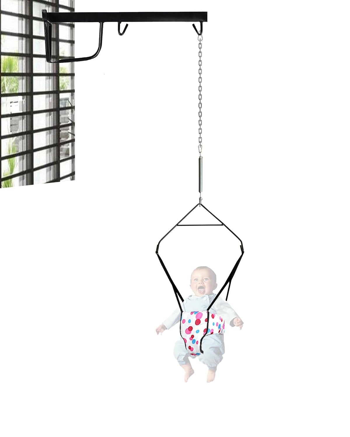 Vparents 2 in 1 Baby toddler Jumper Cum Baby Walking Harness Function, Fun Activity for Baby Infant