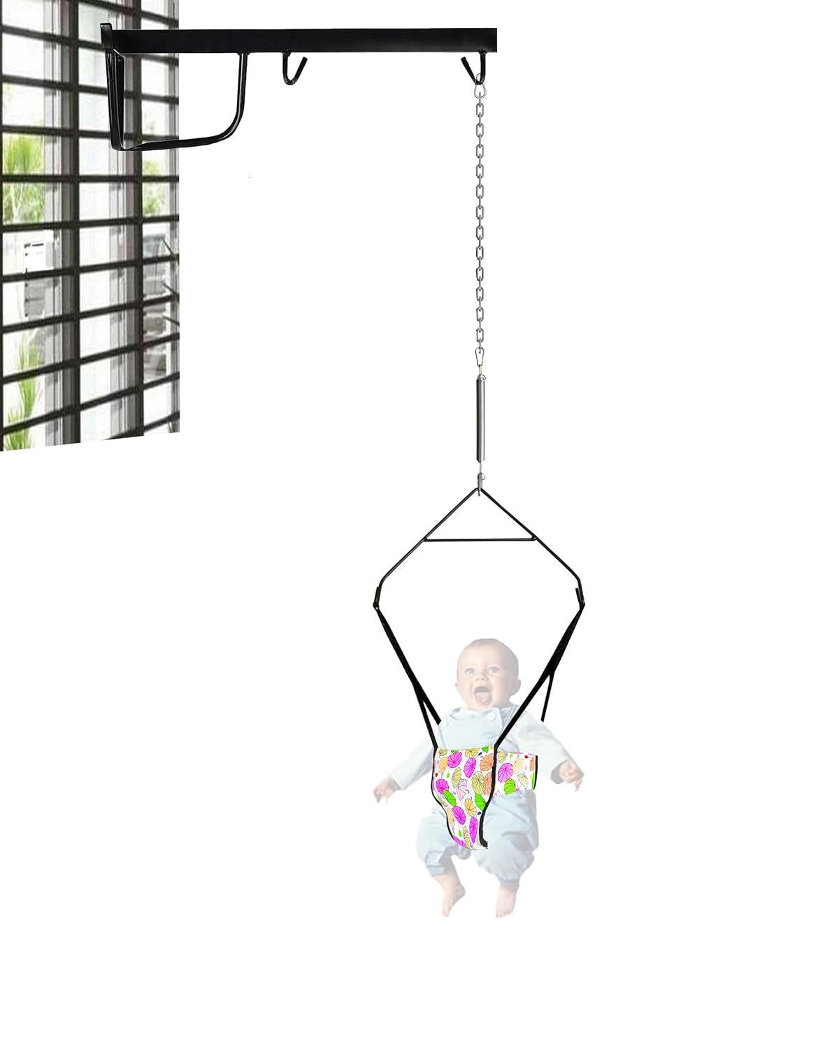 Vparents 2 in 1 Baby toddler Jumper Cum Baby Walking Harness Function, Fun Activity for Baby Infant