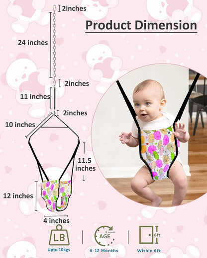 Vparents 2 in 1 Baby toddler Jumper Cum Baby Walking Harness Function, Fun Activity for Baby Infant
