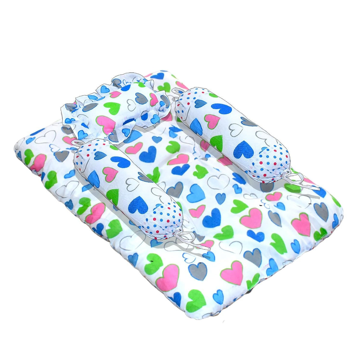 VParents Cheeky Cheeky Baby 4 Piece Bedding Set with Pillow and Bolsters