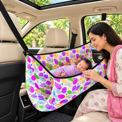 VParents Infant Baby Swing Cradle with Mosquito Net and Spring