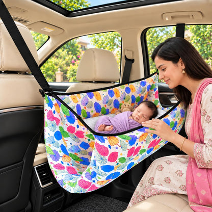 VParents Infant Baby Swing Cradle with Mosquito Net and Spring