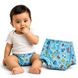 VParents Padded Underwear for Babies and Toddlers with 3 Layers of Cotton Padding Potty Training  Pull Up & Diaper-Free Time