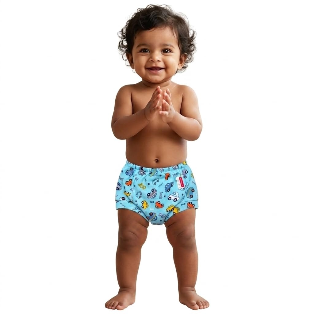 VParents Padded Underwear for Babies and Toddlers with 3 Layers of Cotton Padding Potty Training  Pull Up & Diaper-Free Time
