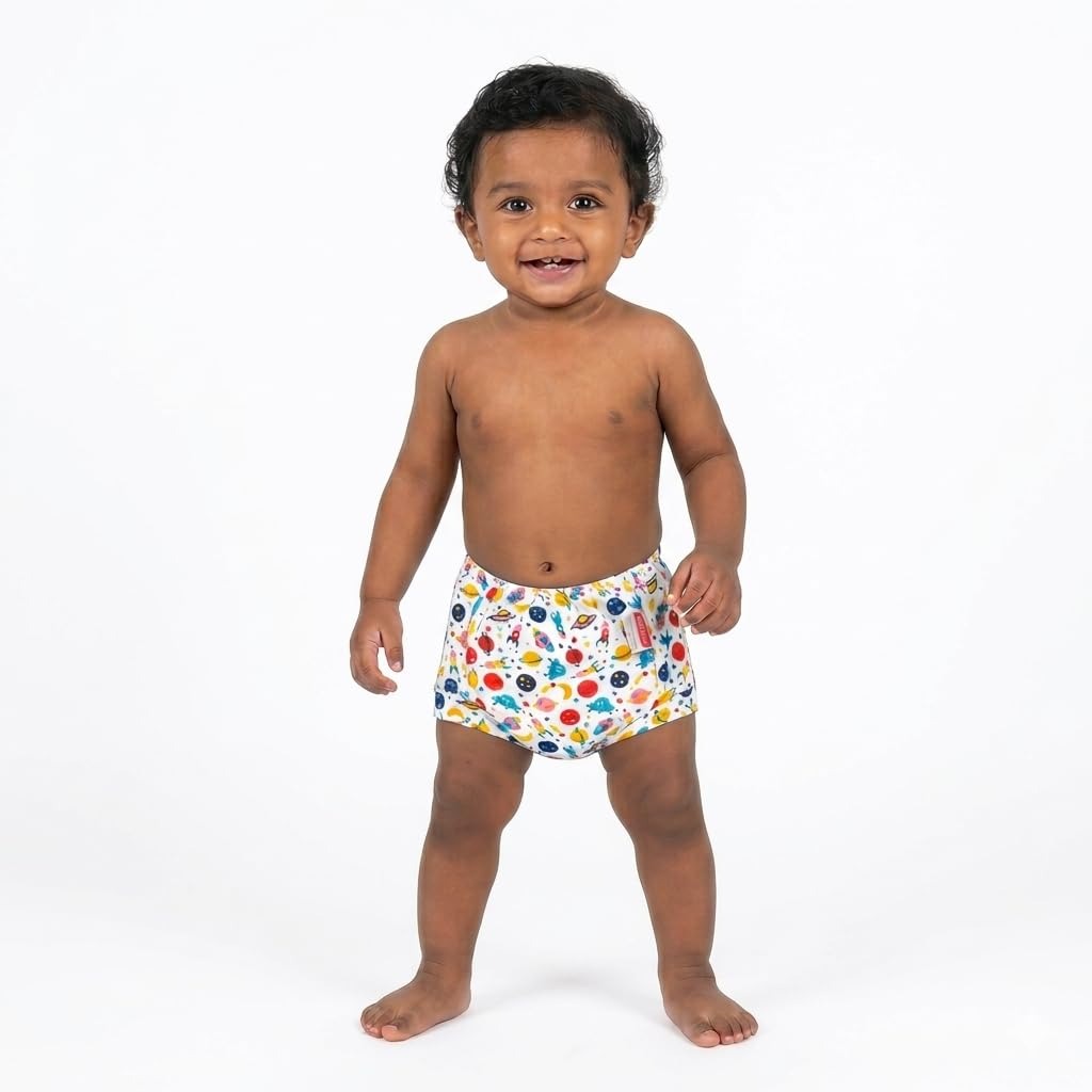 VParents Padded Underwear for Babies and Toddlers with 3 Layers of Cotton Padding Potty Training  Pull Up & Diaper-Free Time