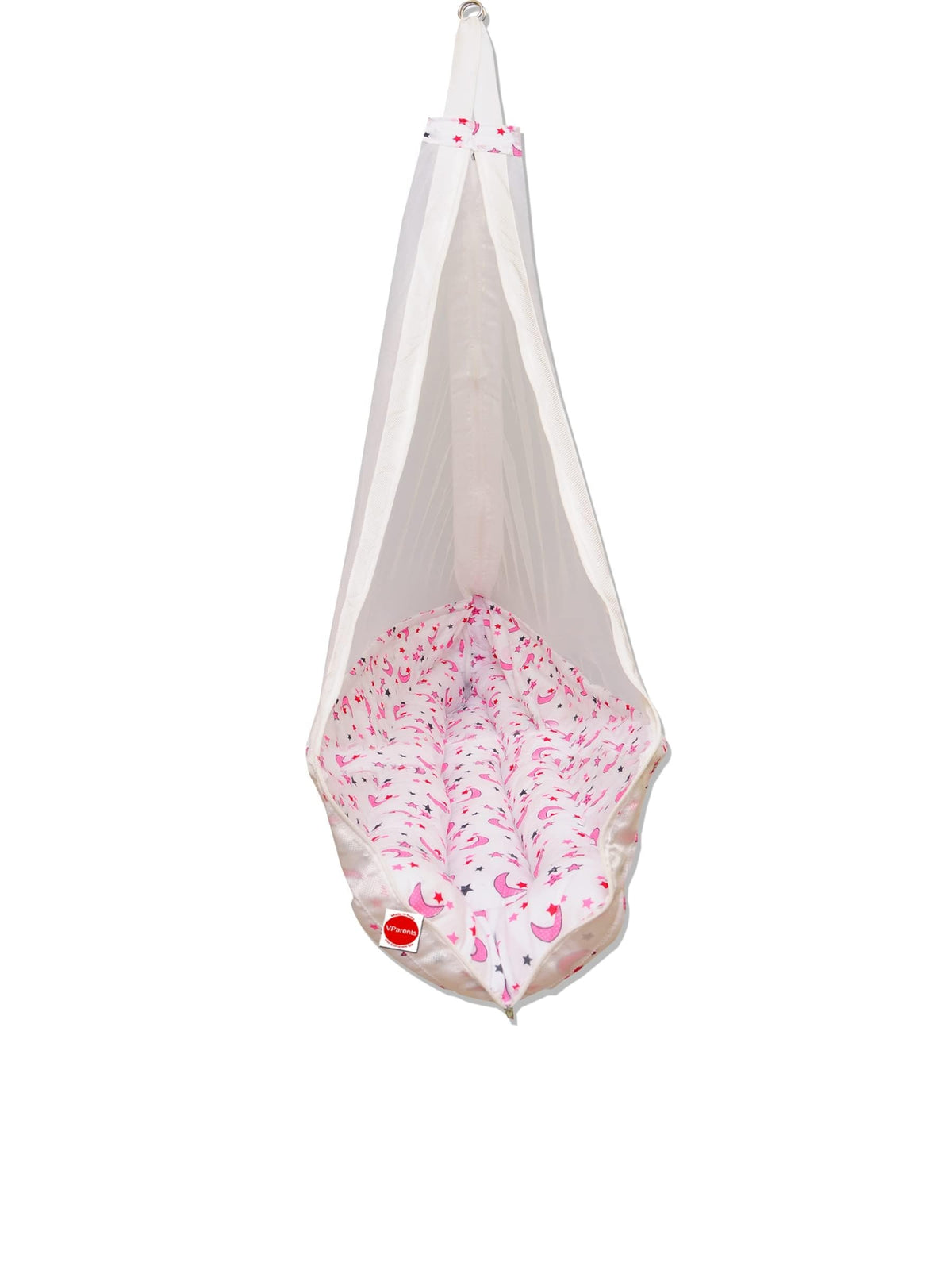 VParents Galaxy baby cradle with Attached bed and Mosquito net 
