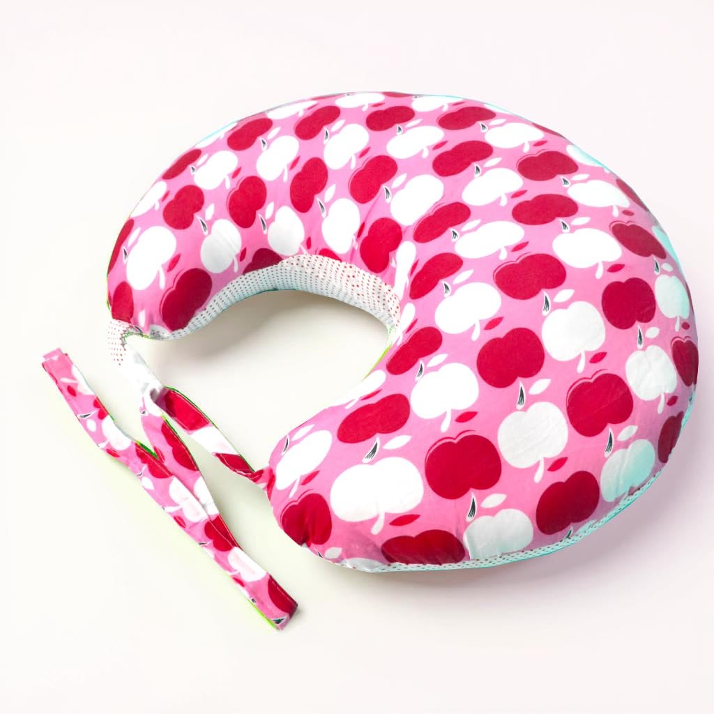 VParents Cheeky Cheeky Multipurpose Baby Feeding Nursing Cum Maternity Pillow for New Born (Pink)