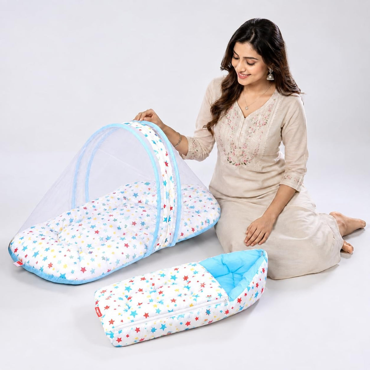 VParents Cheeky Cheeky Baby Bedding Set with Pillow and Sleeping Bag Combo