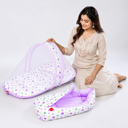 VParents Cheeky Cheeky Baby Bedding Set with Pillow and Sleeping Bag Combo