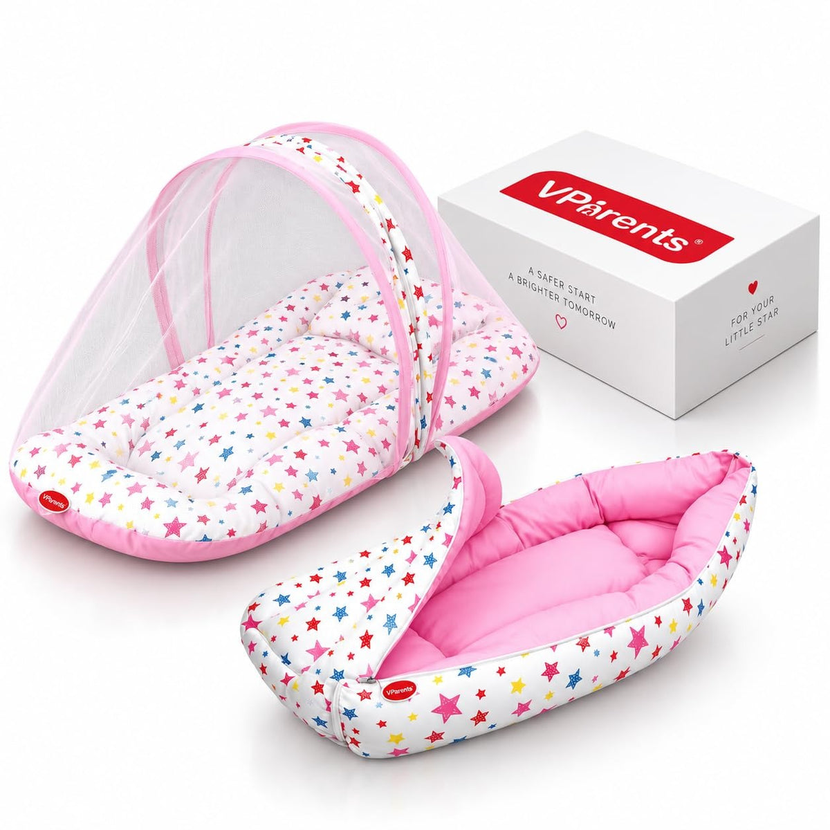 VParents Cheeky Cheeky Baby Bedding Set with Pillow and Sleeping Bag Combo