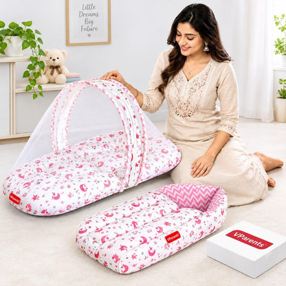 VParents Cheeky Cheeky Baby Bedding Set with Pillow and Sleeping Bag Combo